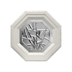 Bevelpane Octagon Window with Multi-bevel Deco Beige