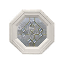 8-Diamond Octagon Window Beige