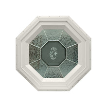 GC Hummingbird Stationary Octagon Window with Zinc Caming Beige