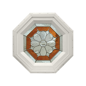 Petal Stationary Octagon Window Beige