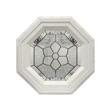 Windsor Decorative Stationary Octagon Window with Zinc Caming