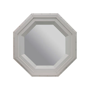 Clear Stationary Octagon Window Clay