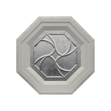 Bevelpane Octagon Window with Star Deco Clay