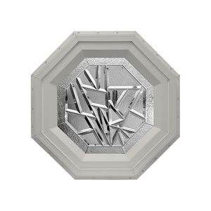 Bevelpane Octagon Window with Multi-bevel Deco Clay