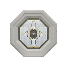 Bevel Cluster Stationary Octagon Window Clay