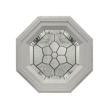 Windsor Decorative Stationary Octagon Window with Zinc Caming