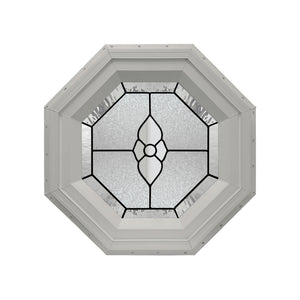 Verona Stationary Octagon Window Clay