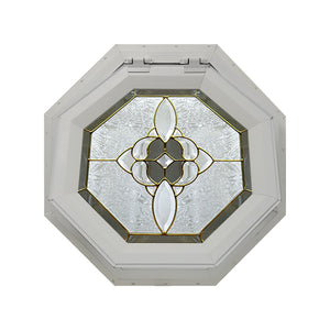 Bevel Cluster Venting Octagon Window Clay