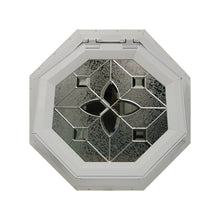 Flower Venting Octagon Window with Zinc Caming Clay