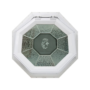 GC Hummingbird Venting Octagon Window with Zinc Caming