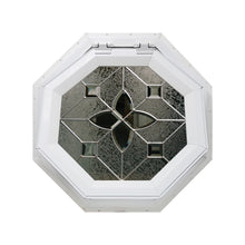 Flower Venting Octagon Window with Zinc Caming
